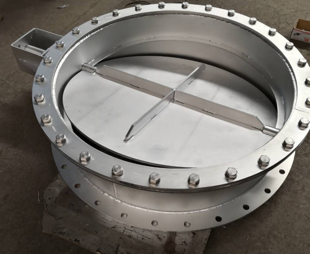 不銹鋼手動單軸圓風門